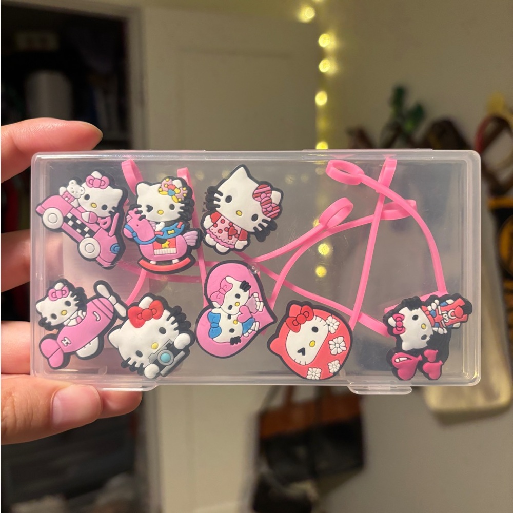 Hello Kitty Pink Stanley Straw Toppers